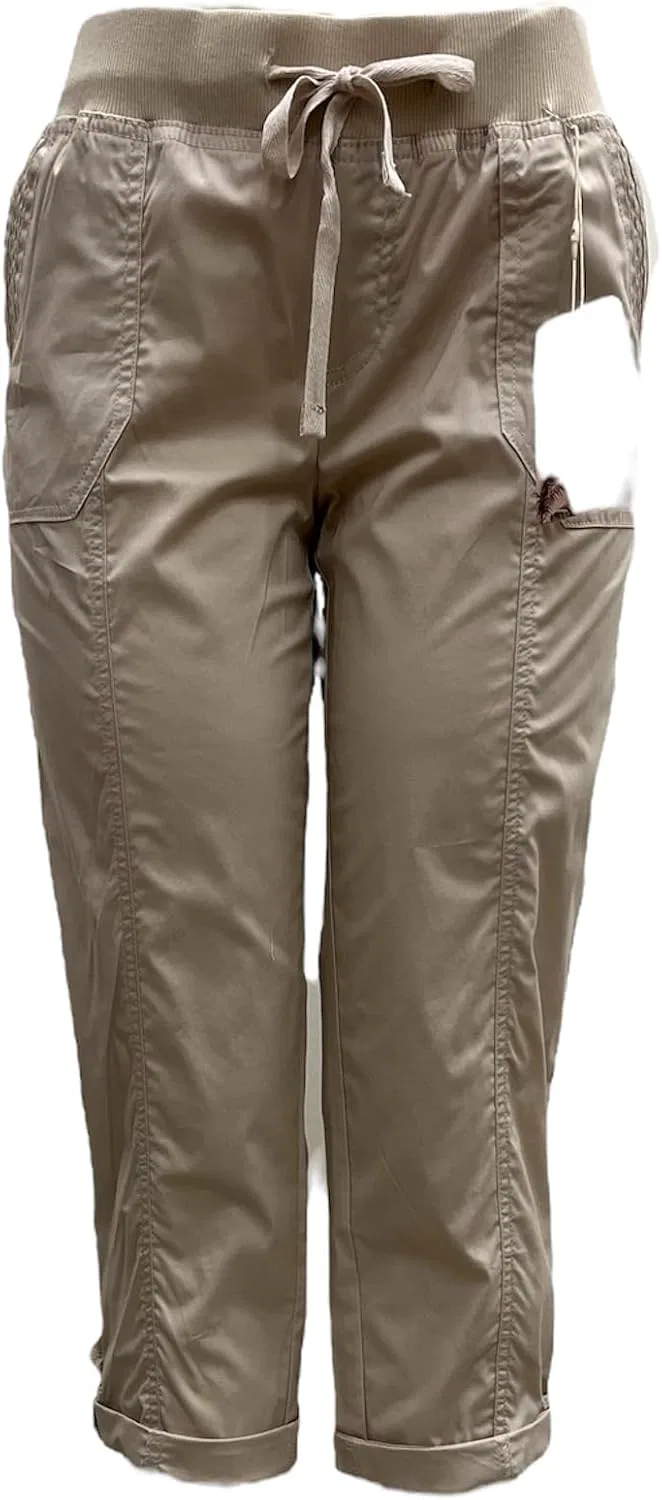 Женские капри Active, Palm Rio, из хлопка, цвет Tan