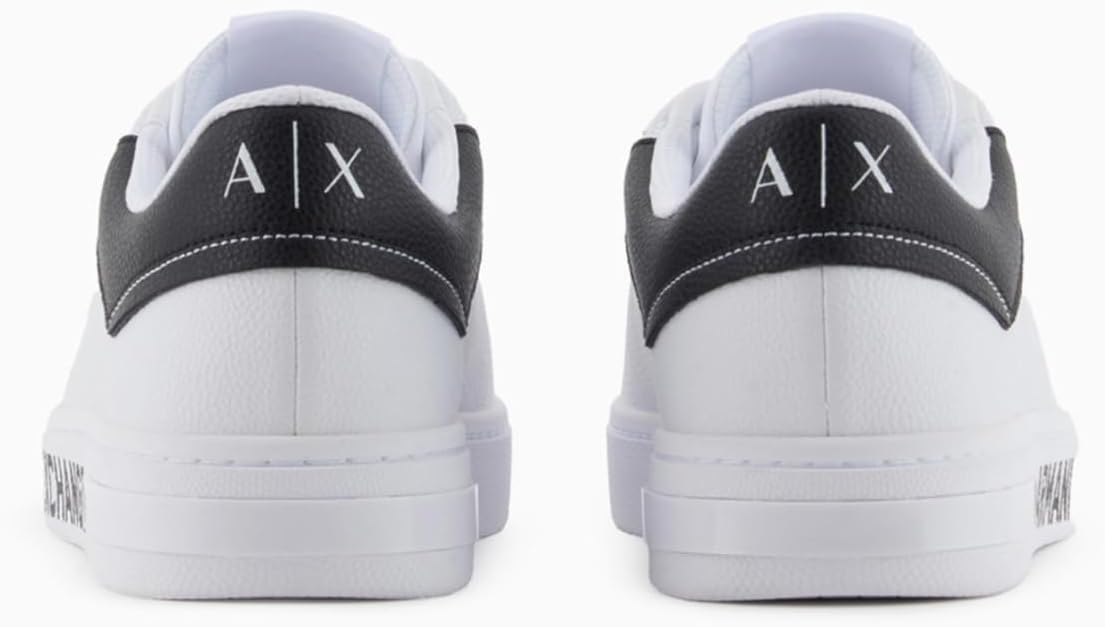 Мужские кроссовки Armani Exchange London Classic, белый/черный — фото 2