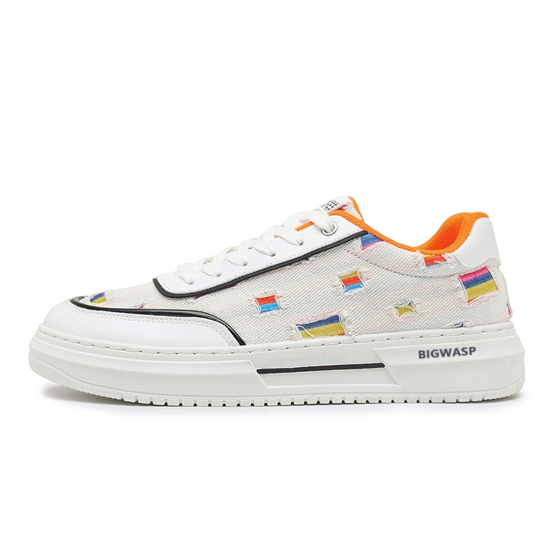 

Износостойкие низкие мужские кроссовки BIGWASP, White