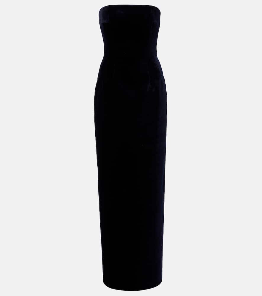 

Платье из хлопкового вельвета Laelia Emilia Wickstead, Navy