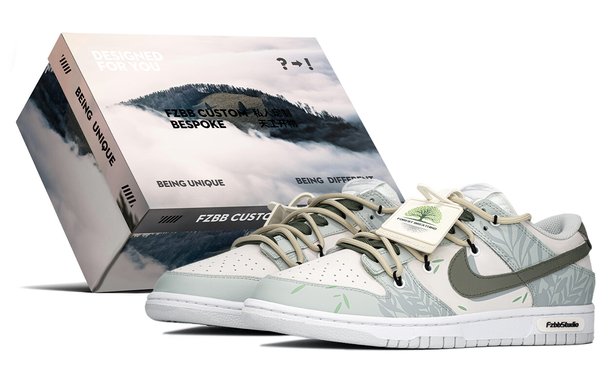 

Кроссовки для скейтбординга Dunk унисекс с низким верхом, зеленый Nike