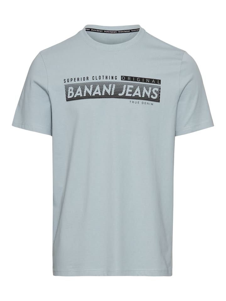 

Футболка синего и серого цветов Bruno Banani, Синий, Футболка синего и серого цветов Bruno Banani