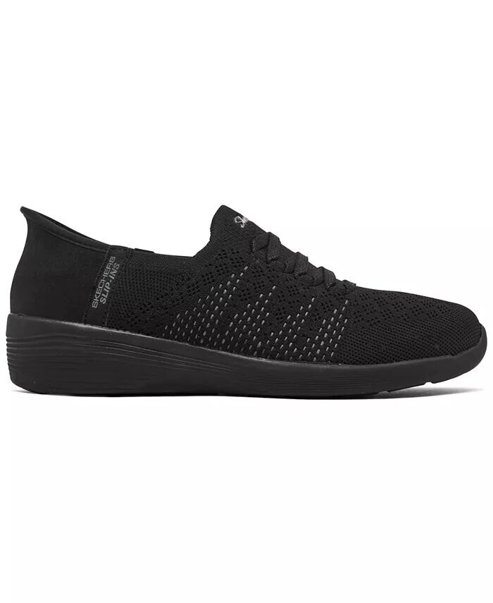 Женские слипоны: Arya - Swiftly Walking Sneakers от Finish Line Skechers, черный — фото 2