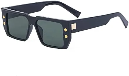 

Модные солнцезащитные очки для женщин 2027 года, квадратная оправа, винтажный стиль, элегантные очки для активного отдыха с защитой от УФ-излучения UV400 MTZJH, C4g15