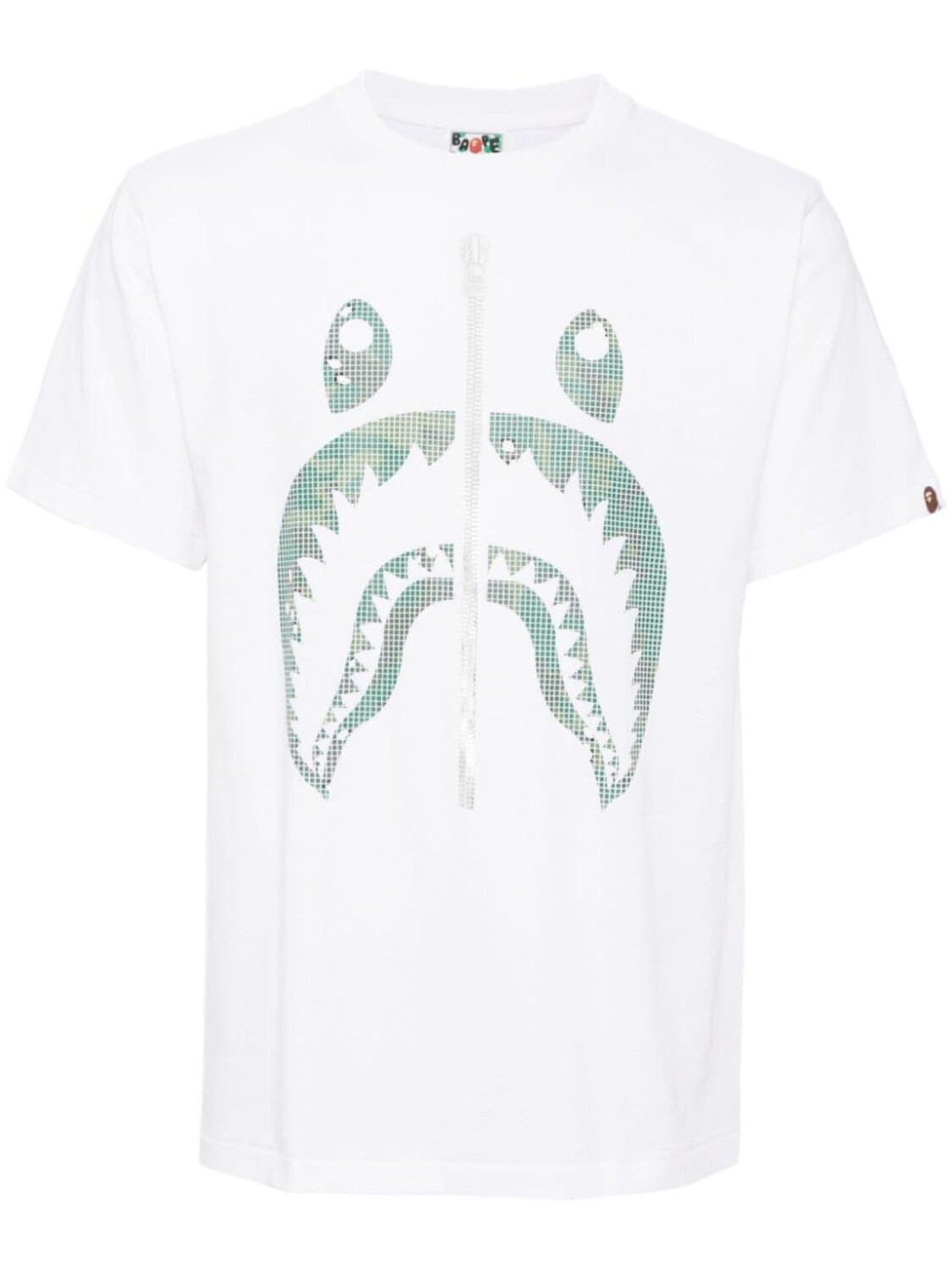 

A BATHING APE футболка с графичным принтом, белый