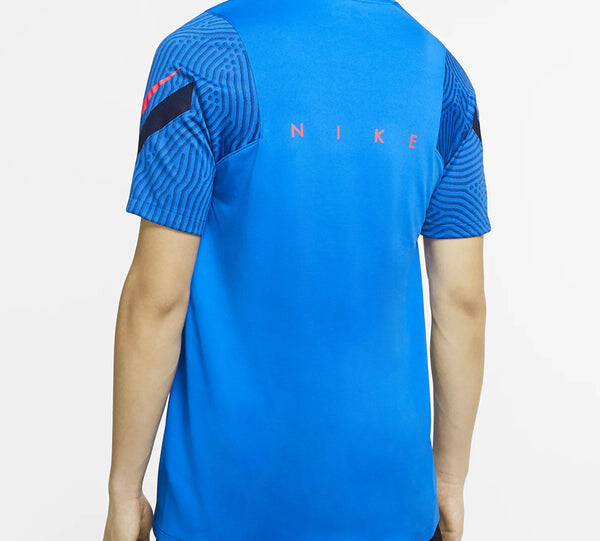 Футболка strike training t-shirt 'blue red' Nike, синий — фото 2
