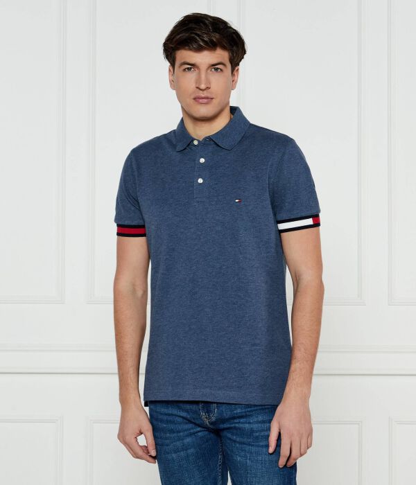 

Рубашка поло Slim fit Tommy Hilfiger, синий