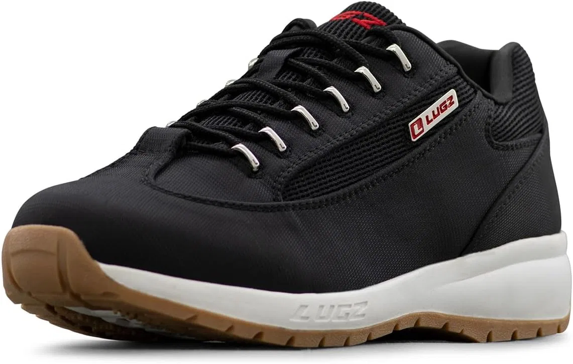 Мужские кроссовки Lugz Express, Black White Rubber Ballistic Nylon