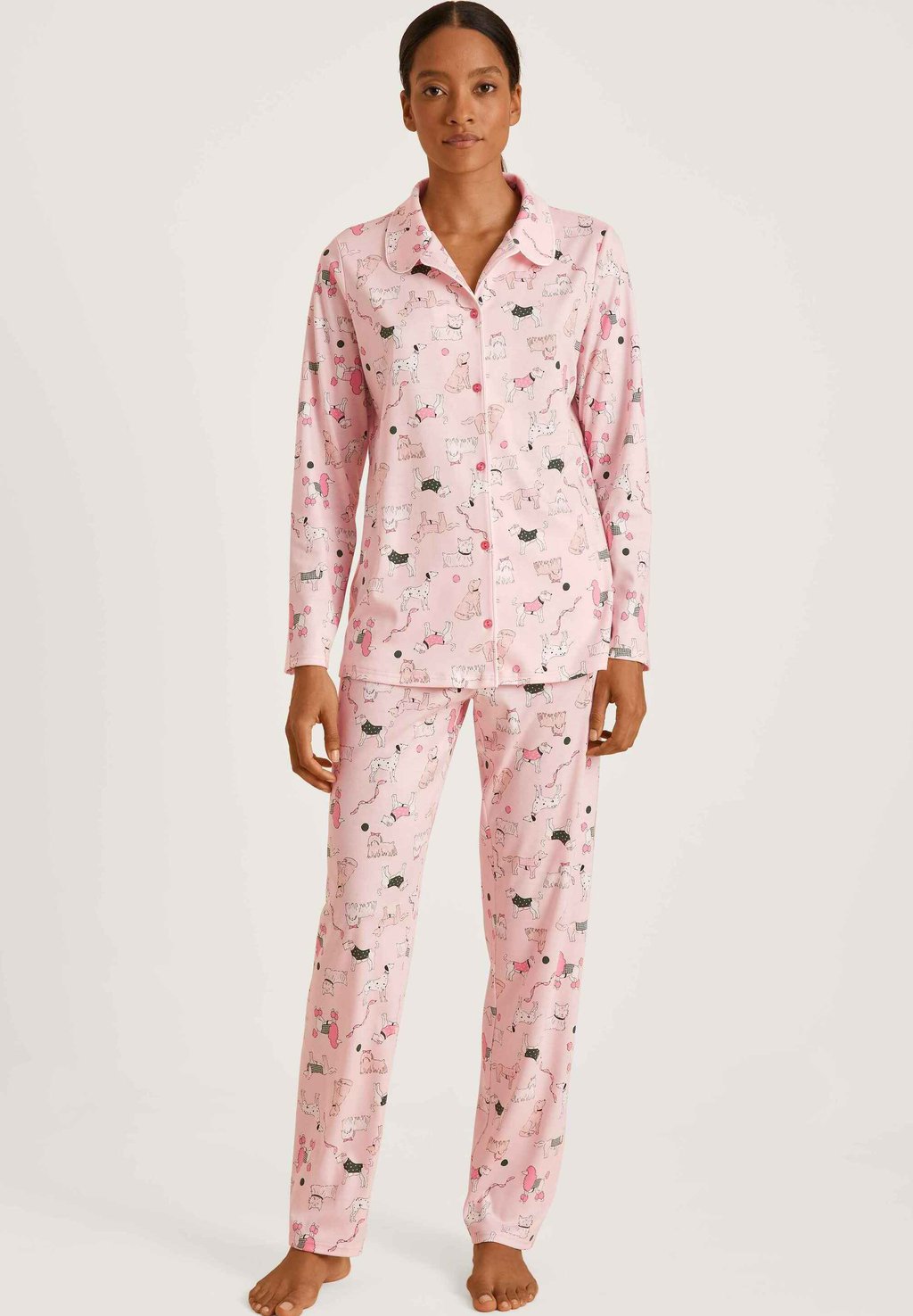 

Пижамный комплект DURCHGEKNÖPFT - Pyjamas Calida, розовый