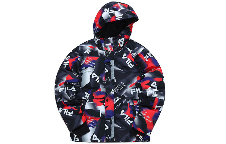 

Пуховик мужской с принтом по всей поверхности Fila, цвет All Over Print