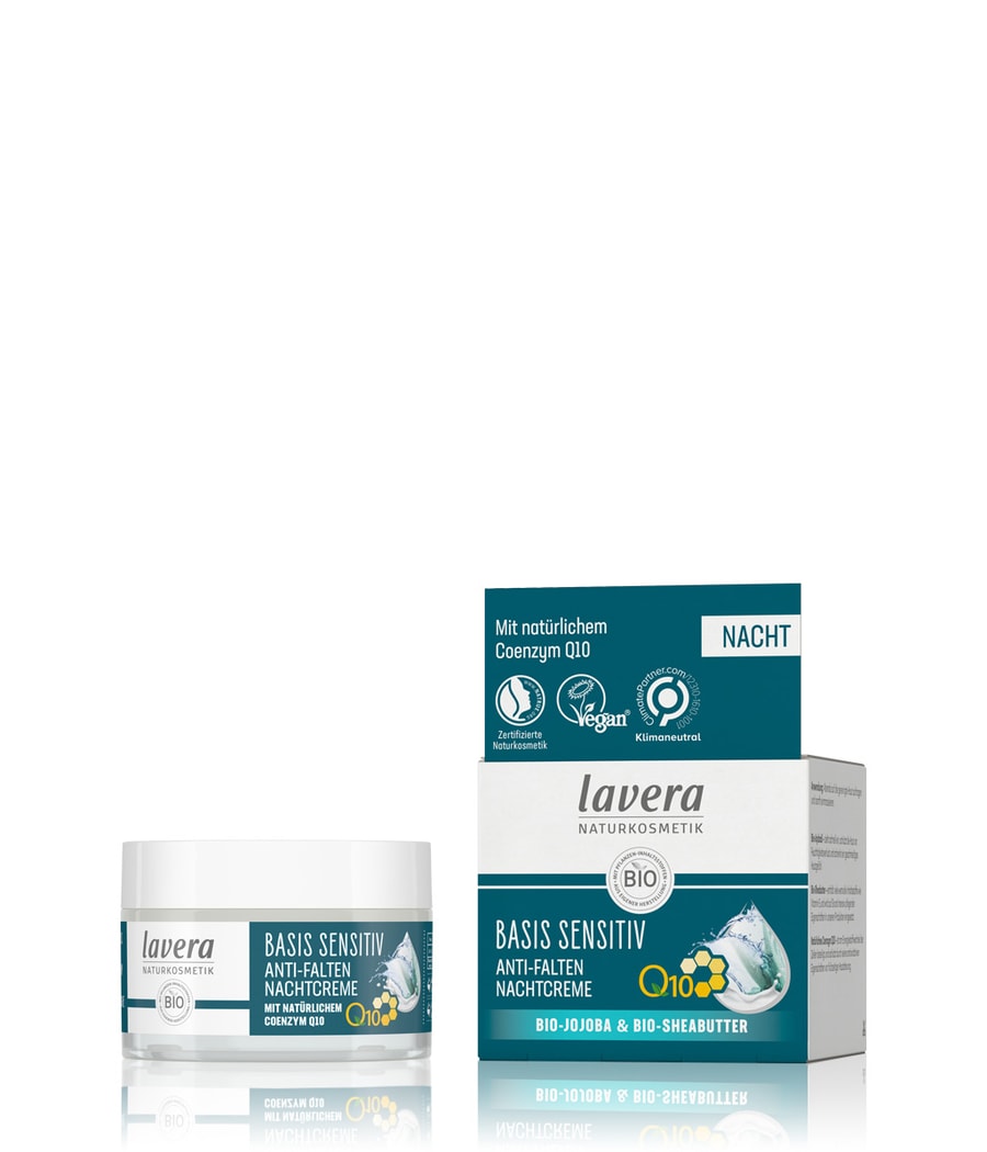 

Ночной крем lavera Basis sensitiv Anti-Falten Q10, 50 ml