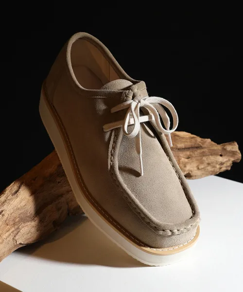 Мужские мокасины из замши Casual Sole Suede Tyrolean_2NDF4600BS FIRENZE ATELIER хаки — фото 2