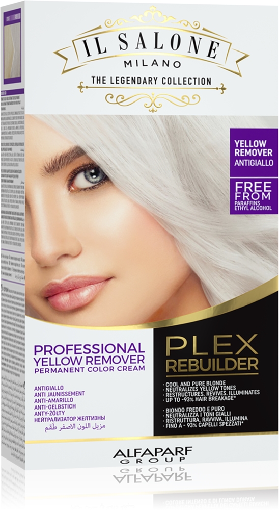 

Il salone milano plex rebuilder permanent hair dye Alfaparf Milano, atspalvis yellow remover