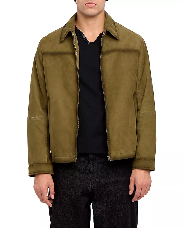 

Мягкая замшевая куртка Zadig & Voltaire, зеленый