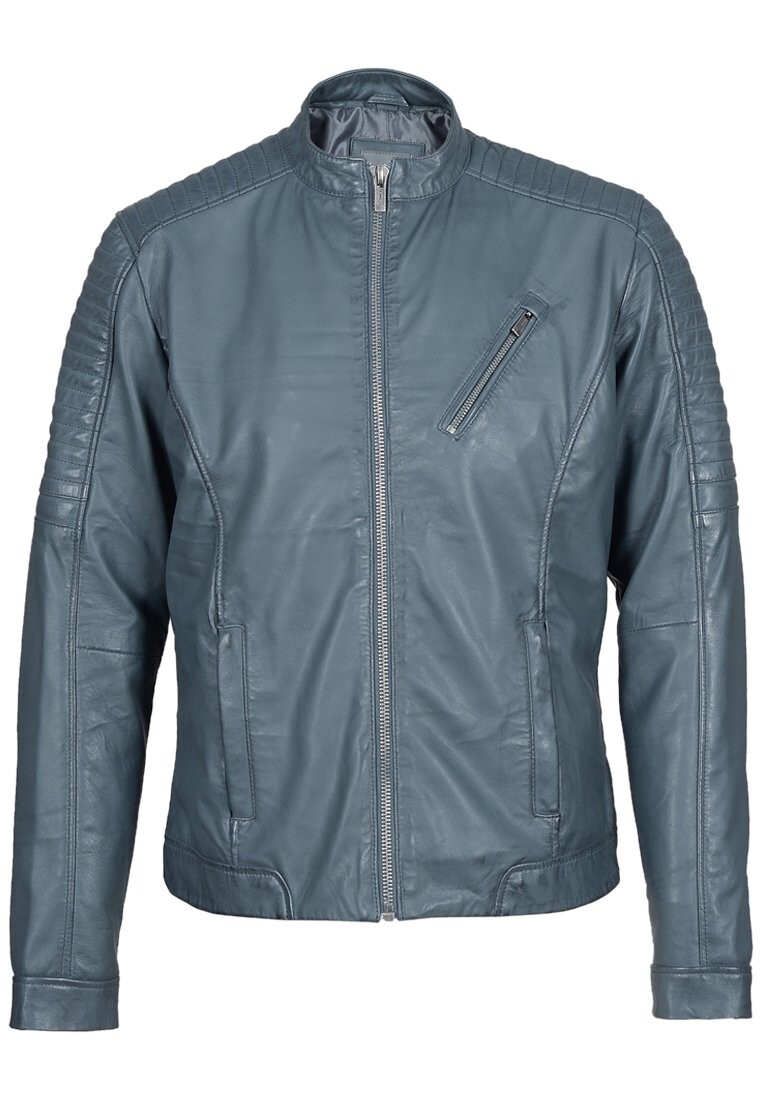 

Кожаная куртка BASSUS Lee Cooper, темно-серый