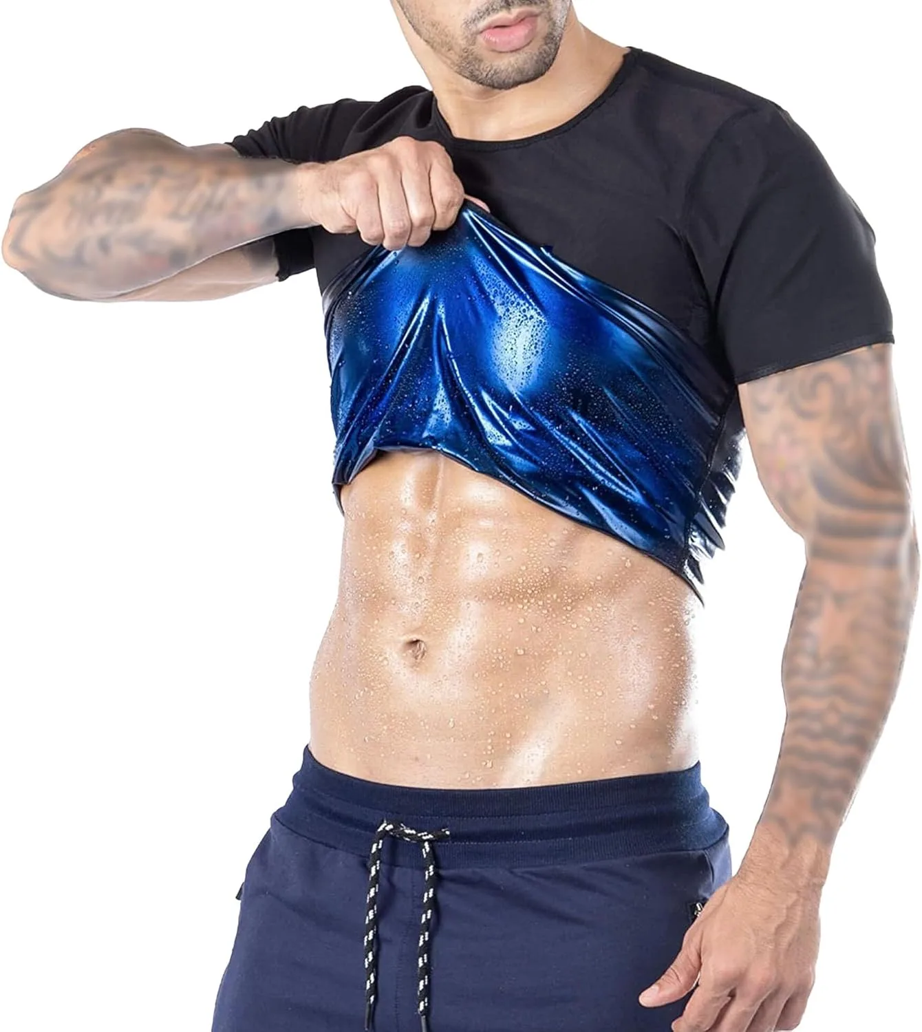 

Майифу-GJ Мужская Футболка Slim Fit Compression для Фитнеса и Йоги Maiyifu-GJ