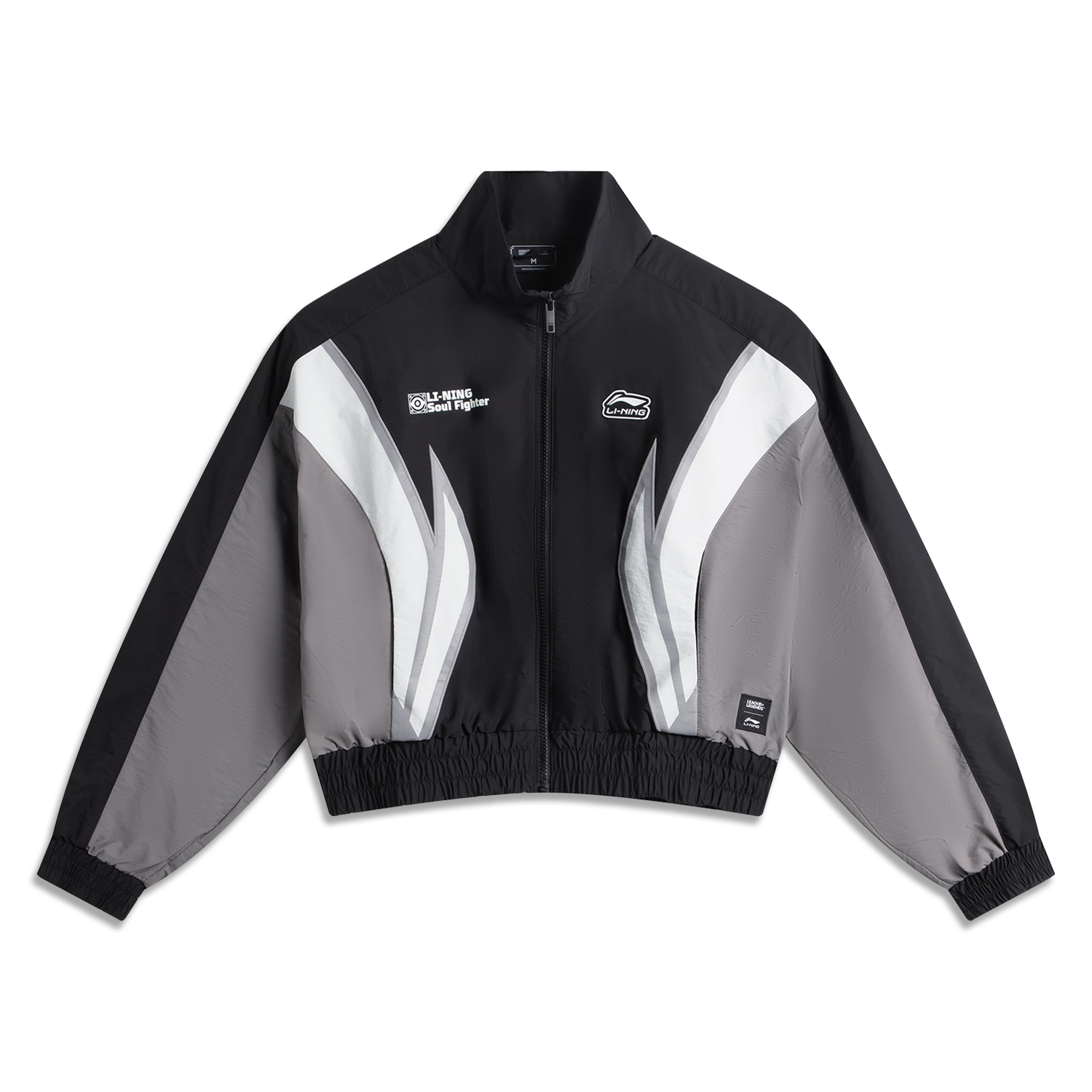 

LINING Куртка женская спортивная, Black/Iron Gray/Ivory