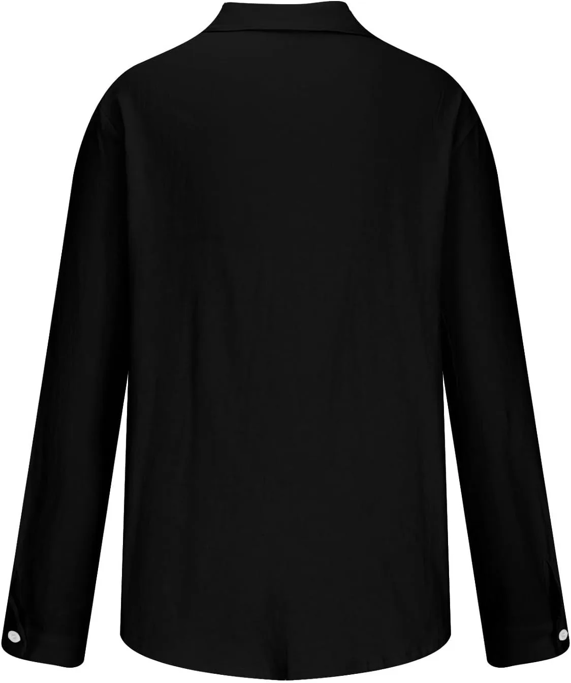 Летняя рубашка для мужчин, Long Sleeve, Breathable, Casual, Loose — фото 4