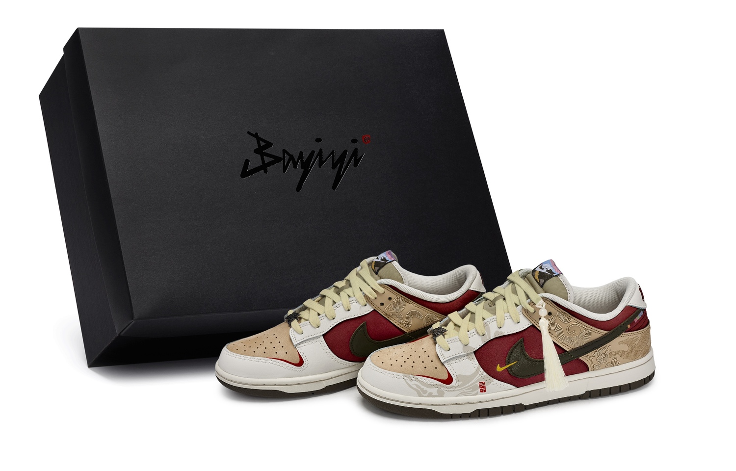 

Nike Dunk Pegasus Pack Low top Skateboard Shoes мужские красные белые желтые