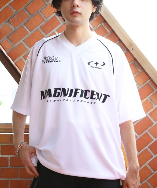 

８(eight) Футболка с коротким рукавом, футбольный принт, Eight, белый