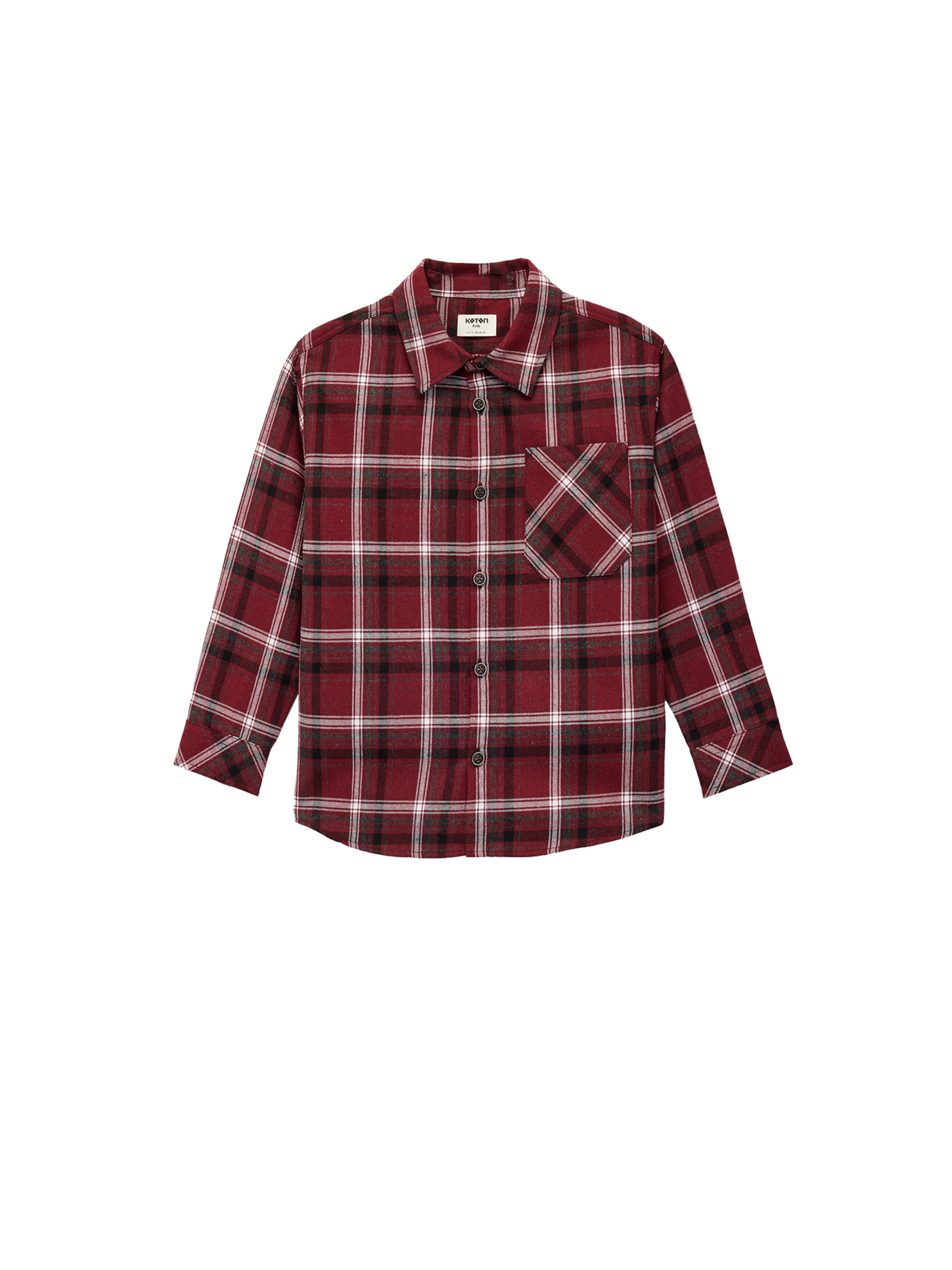 

Koton Рубашка на пуговицах Regular fit в цвете бордо