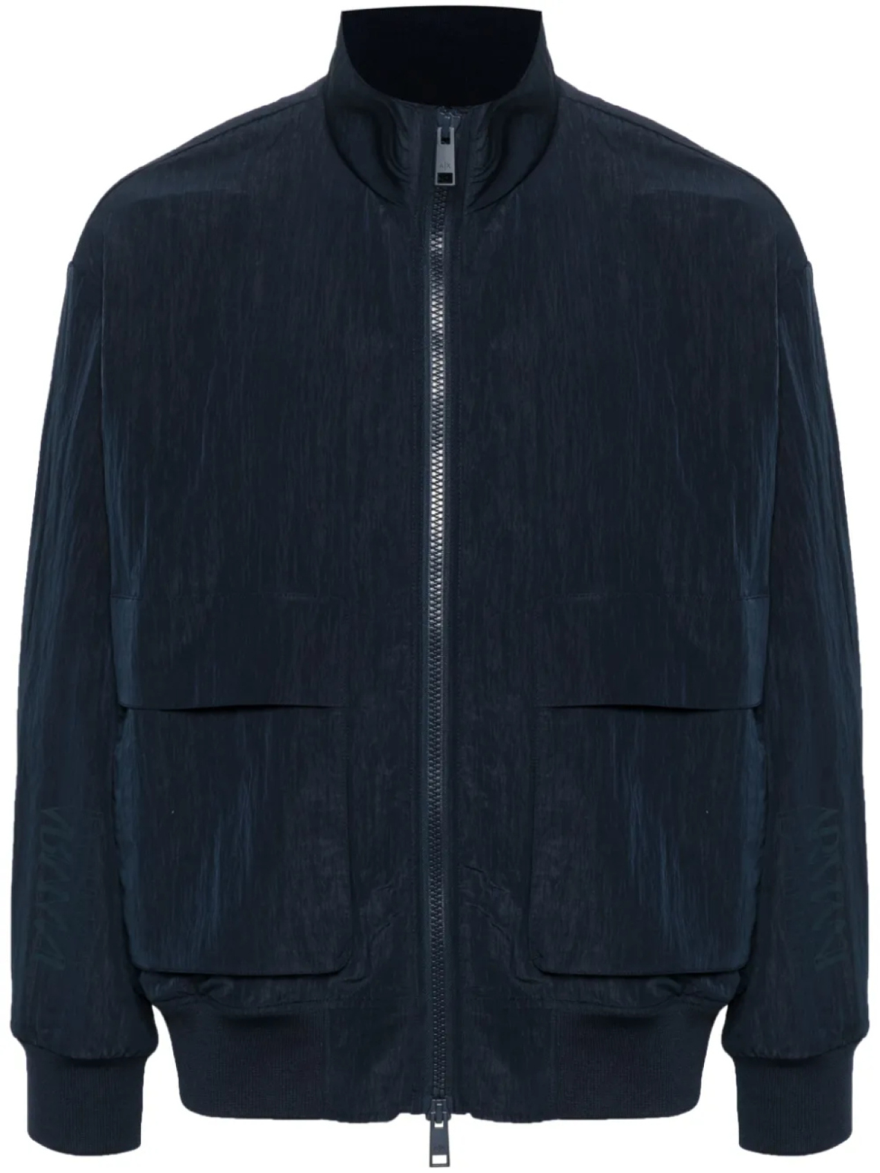 

Фактурная куртка на молнии Armani Exchange, синий