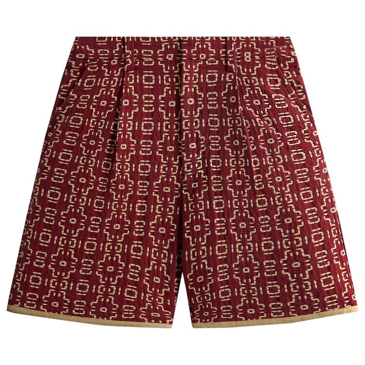 

Шорты Kith Textured Stitch Allen Short, красный