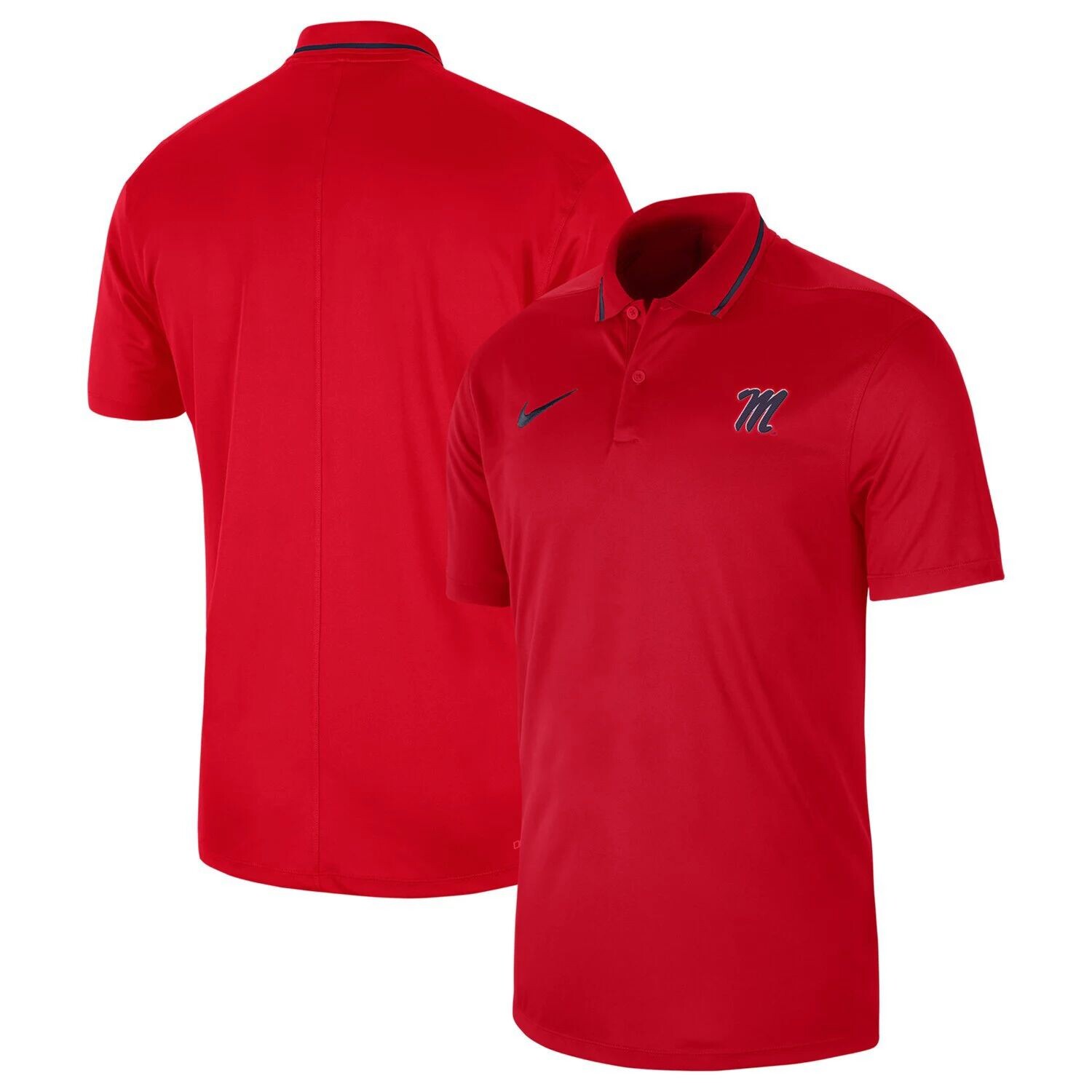 

Мужское поло красного цвета Ole Miss Rebels 2023 Sideline Coaches Performance Nike