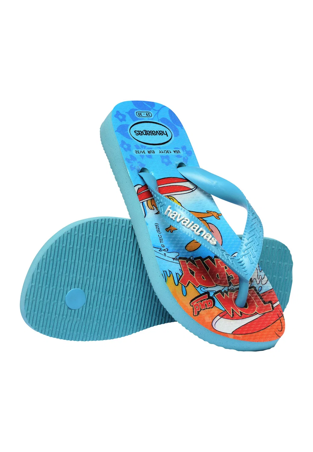 Сандалии Havaianas Top Warner синего цвета — фото 4