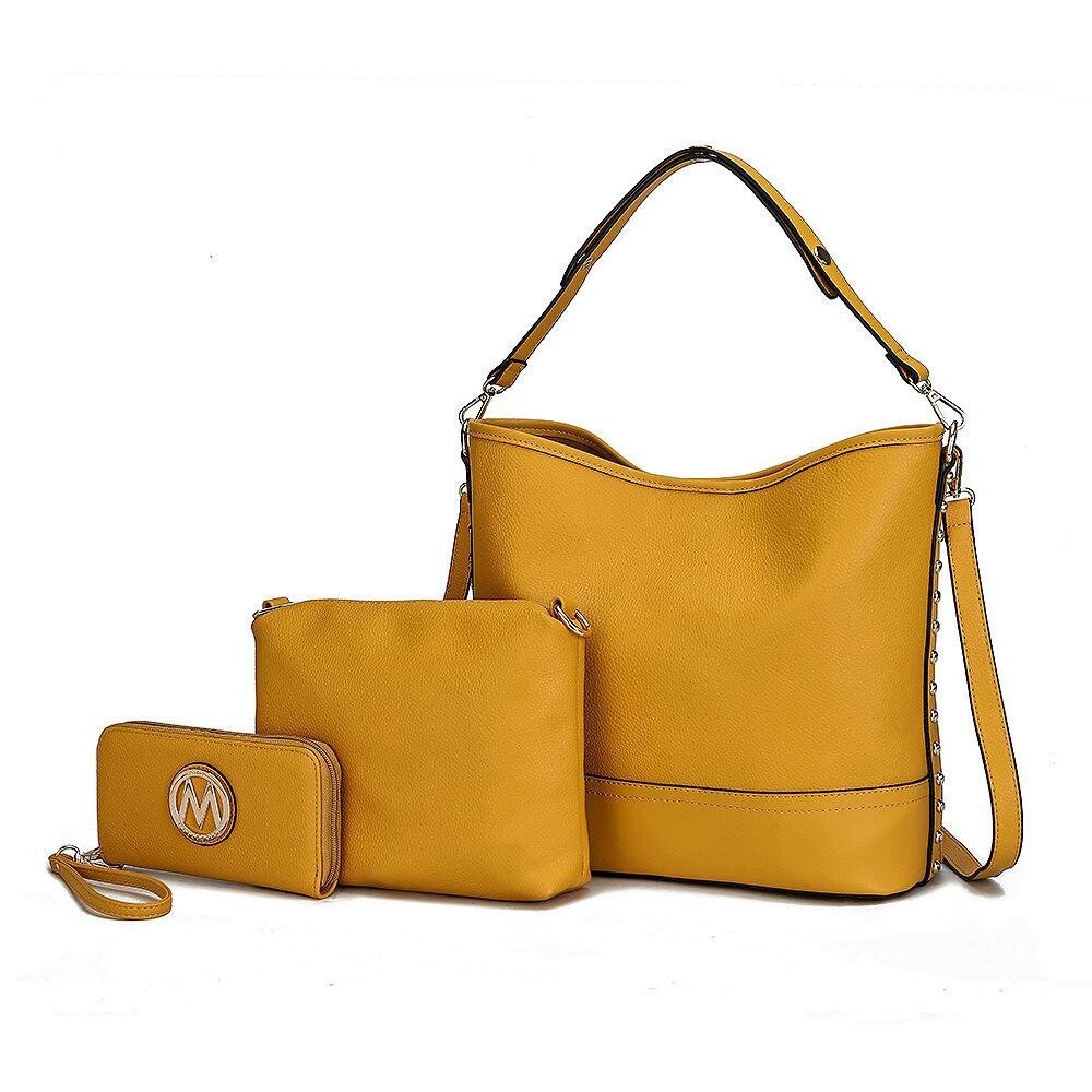 

Женский хобо с сумочкой и кошельком на ремешке Mkf Collection Wren от Mia K MKF Collection, цвет Mustard