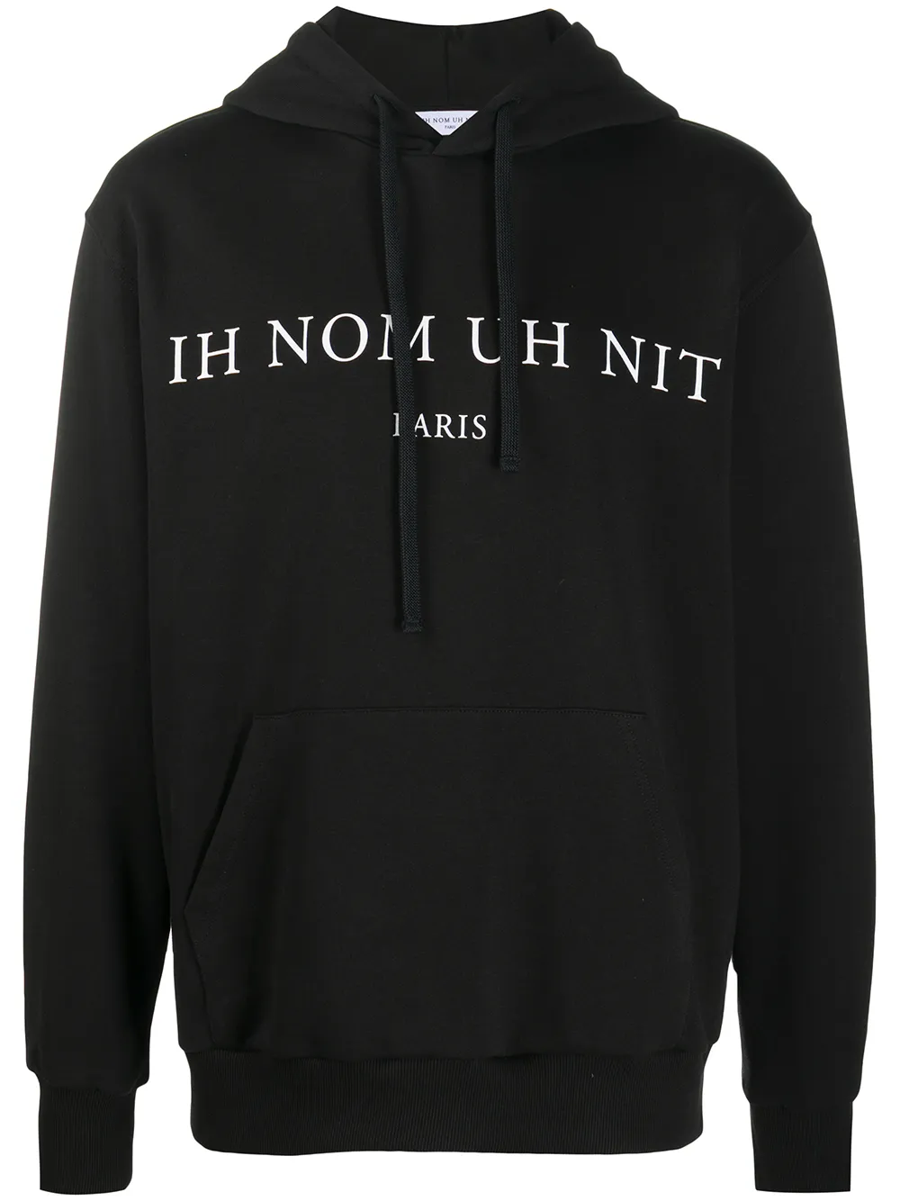 

Толстовка с капюшоном и логотипом Ih Nom Uh Nit, черный