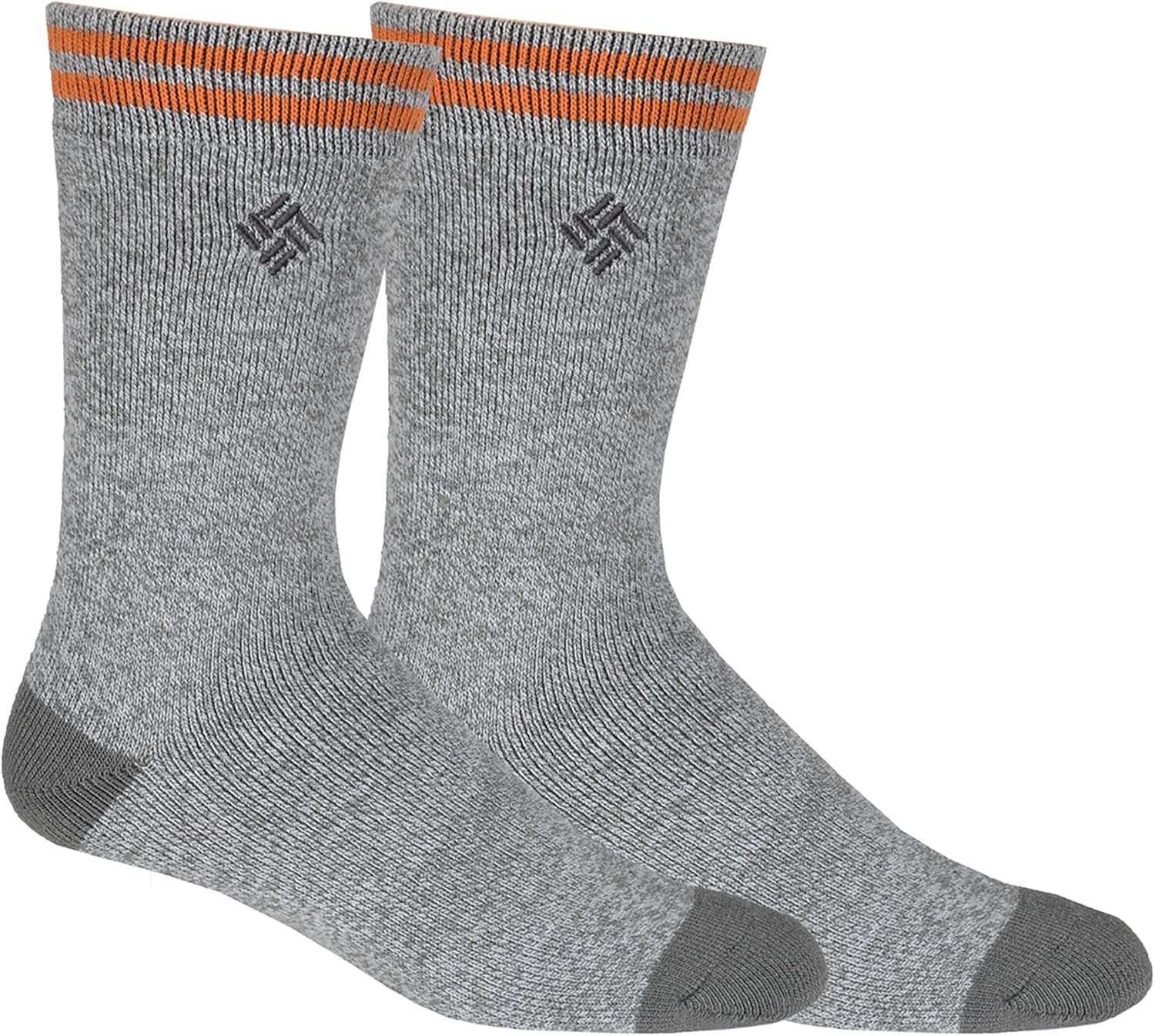 

Columbia мужские повседневные хлопковые носки, 3 пары, Grey/Burnt Orange