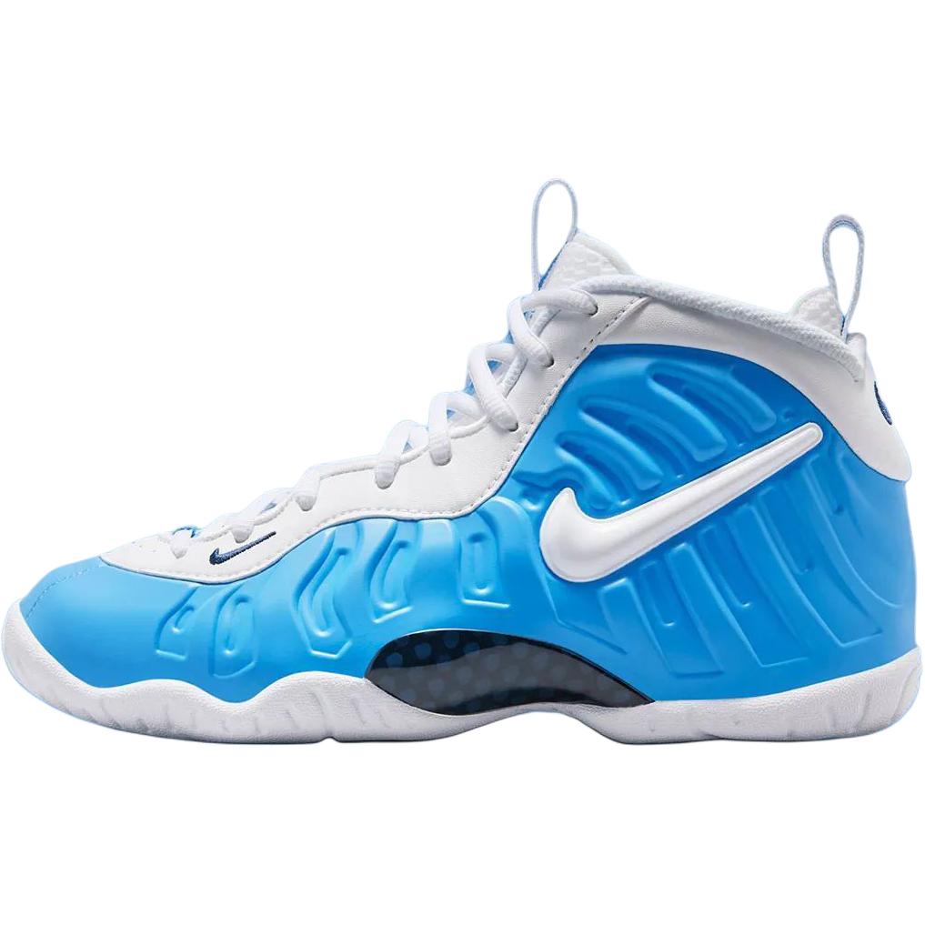 

Nike Little Posite Pro Mid top Детские баскетбольные кроссовки Blue Kids'