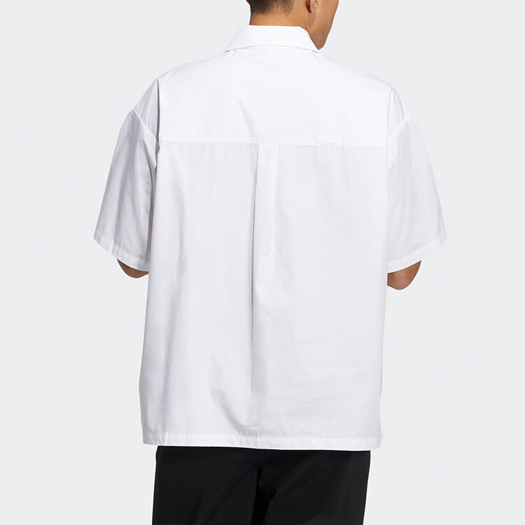 Рубашка унисекс белая Adidas Originals, белый — фото 3