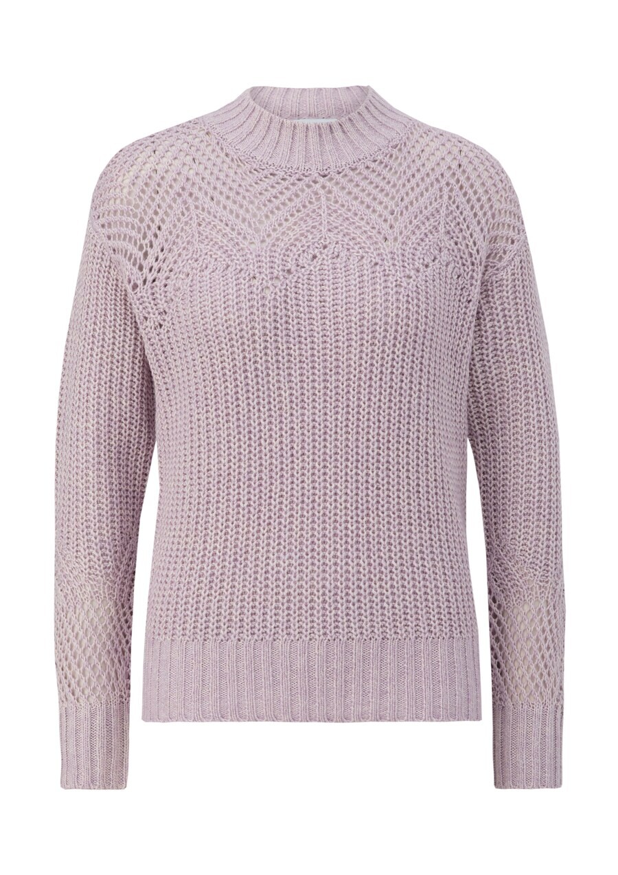

Тонкий вязаный свитер comma casual identity Sweater, фиолетовый