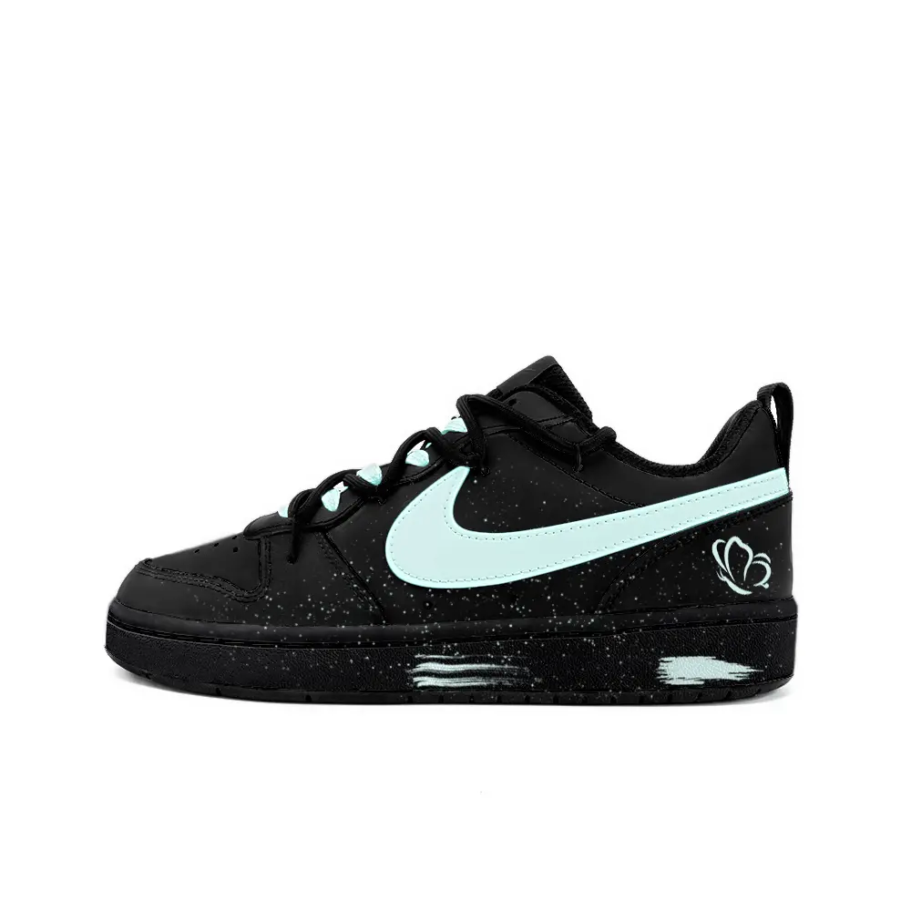 

Кроссовки Nike Court Borough Skateboard Shoes Women's Low-Top Black, Черный, Кроссовки Nike Court Borough Skateboard Shoes Women's Low-Top Black