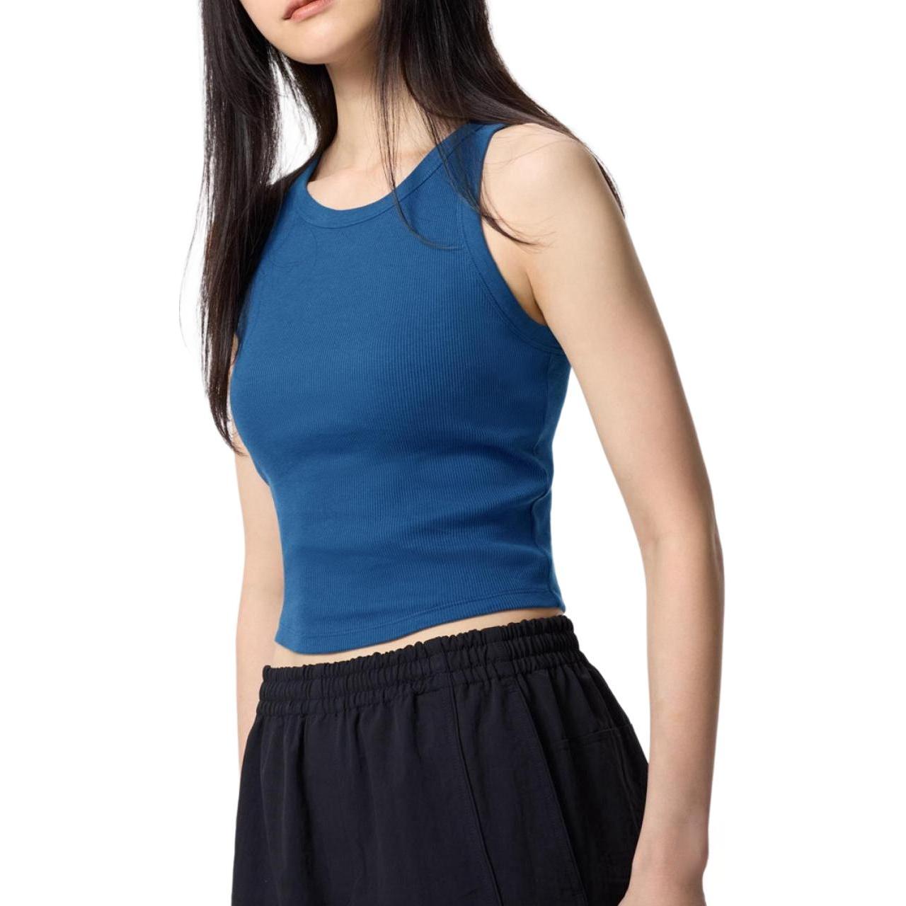 

UNIQLO Женский синий топ Tank