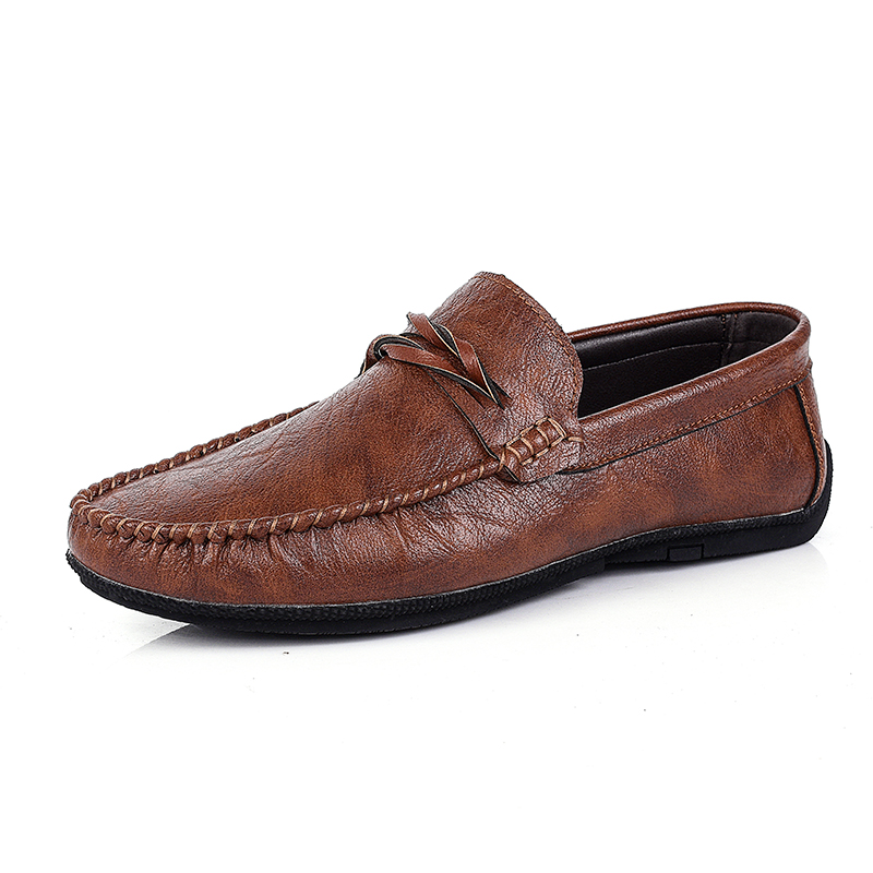 

KUPE Мужские повседневные туфли мужские низкие топы коричневые, цвет Brown