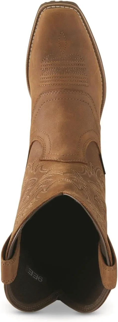 Мужские западные сапоги Ariat Hybrid Roughstock с квадратным носком, коричневый — фото 4