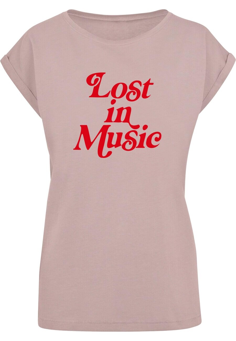 

Футболка Mister Tee Shirt Lost in Music, розовый