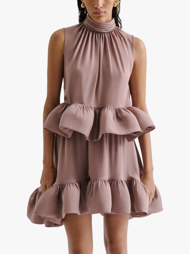 

Топ Lune с воланами по подолу Malina, Taupe