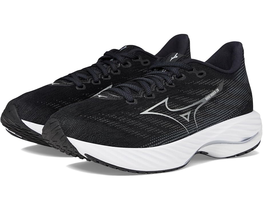

Кроссовки Mizuno Wave Rider 28, цвет Black/Harbor Mist