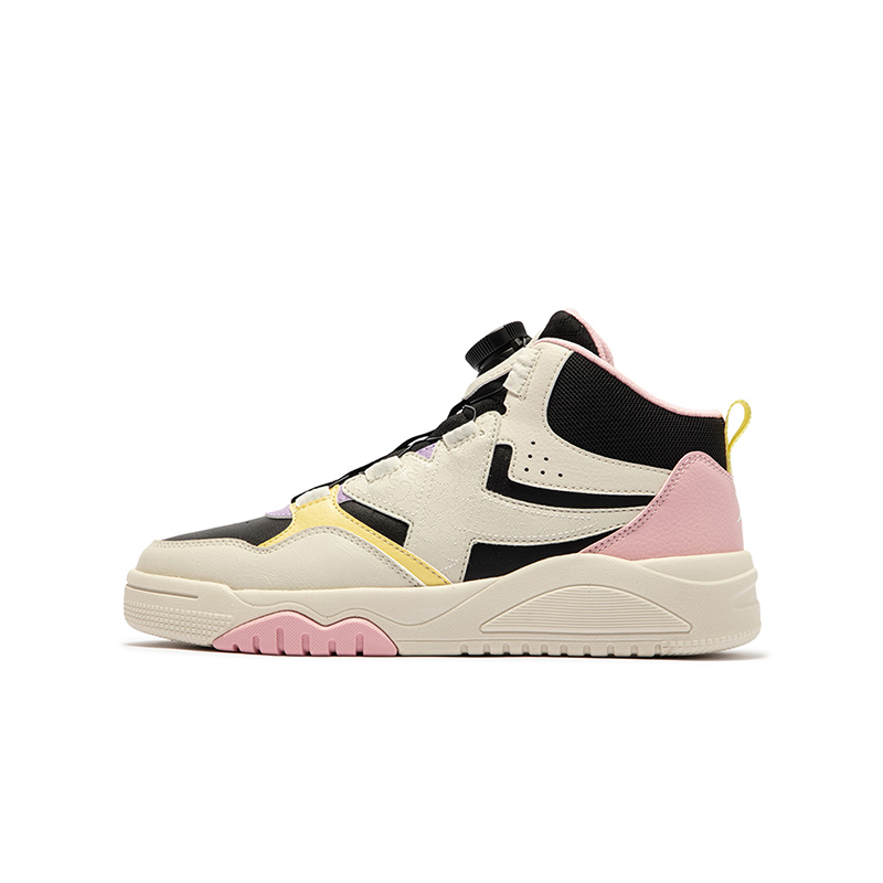 

XTEP Детские кроссовки для скейтбординга с нескользящей подошвой, черно-белые, песочно-серые