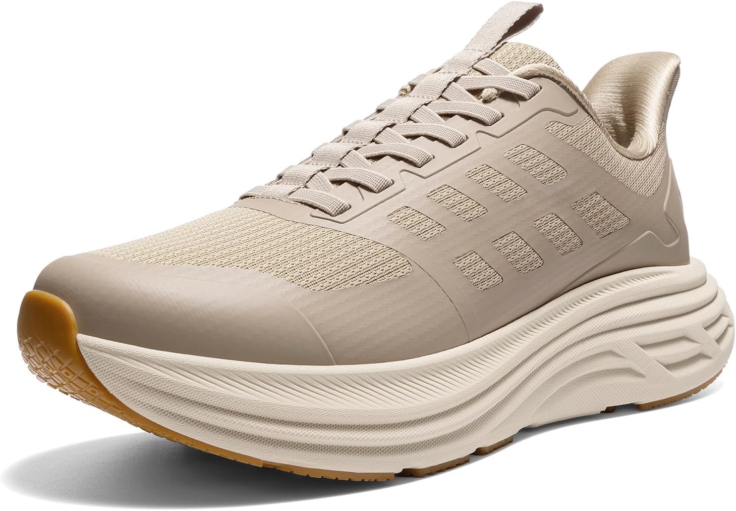 

Мужские кроссовки NORTIV 8 без шнурков для ходьбы и бега с амортизацией, удобные для активного образа жизни, нескользящие, для занятий спортом, тренажерного зала, джоггинга и активного отдыха на улице, Apricot