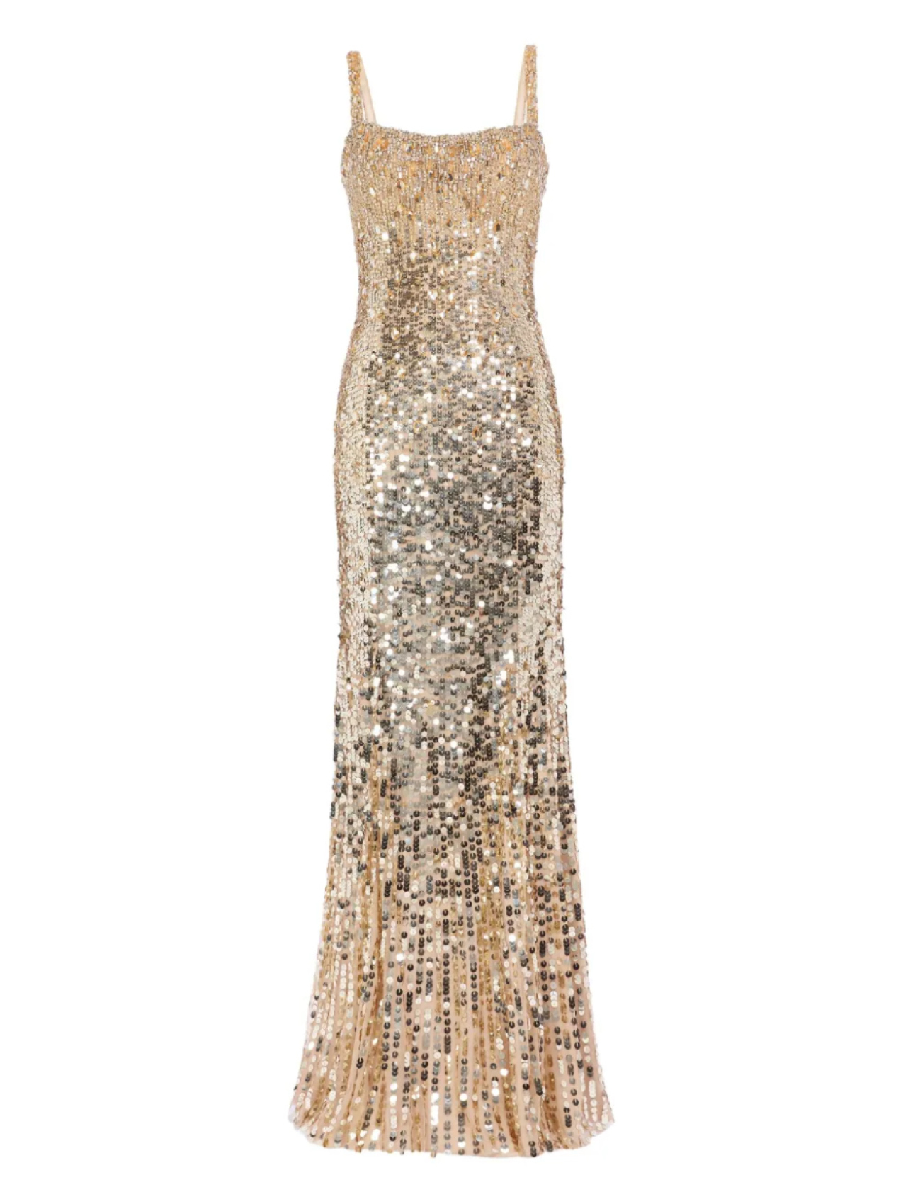 

Jenny Packham платье макси Mirabeau, золотой