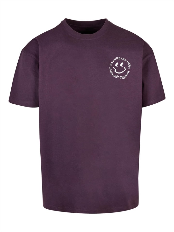 

Футболка Halloween Haunted And Happy Tee фиолетового цвета Merchcode