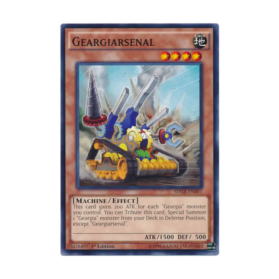 

CCG Гергиарсенал (Общий), Yu-Gi-Oh - Structure Deck - Geargia Rampage - Singles