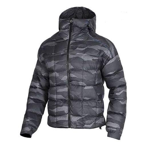 

Пуховик adidas Camouflage Outdoor Stay Warm Down Jacket Black, черный