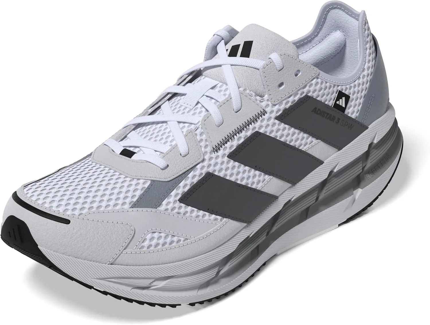 Мужские беговые кроссовки Adidas Adistar 3 Sportswear - зеленые, серый