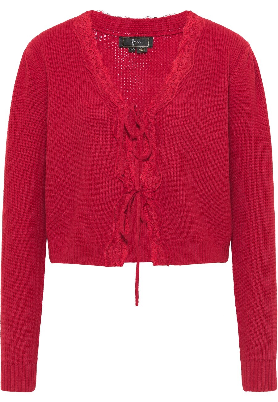 

Кардиган faina Oversized Cardigan, красный